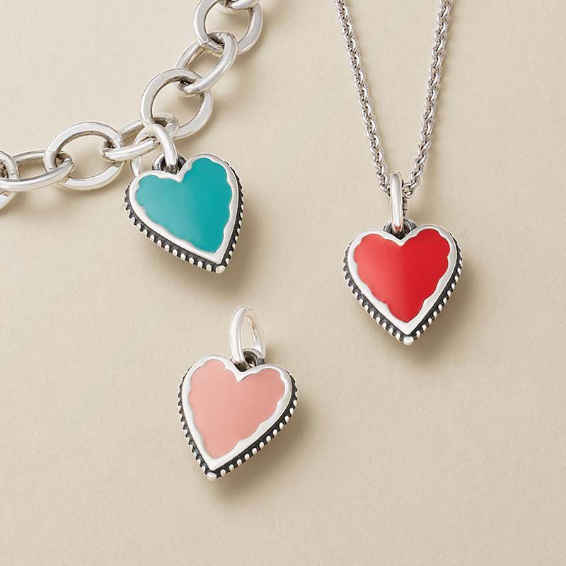 New enamel sterling silver charms from James Avery.