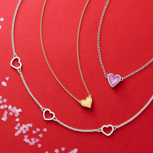 Classic Heart Layered Necklaces