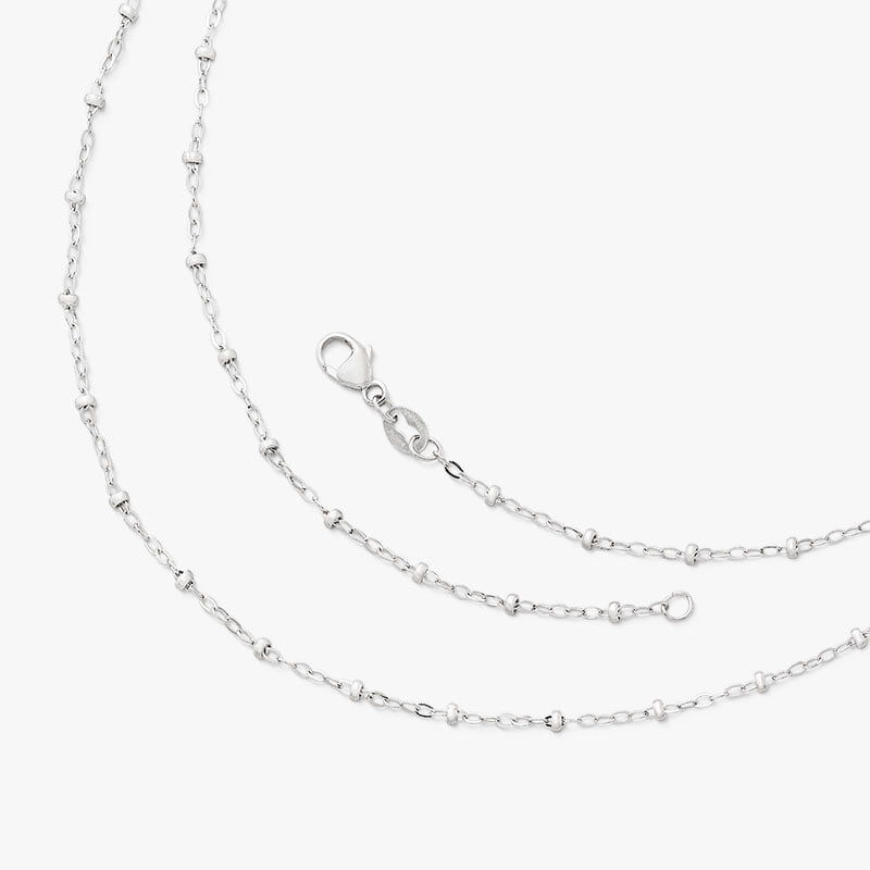 Sterling Silver Forged Beaded Chain from James Avery