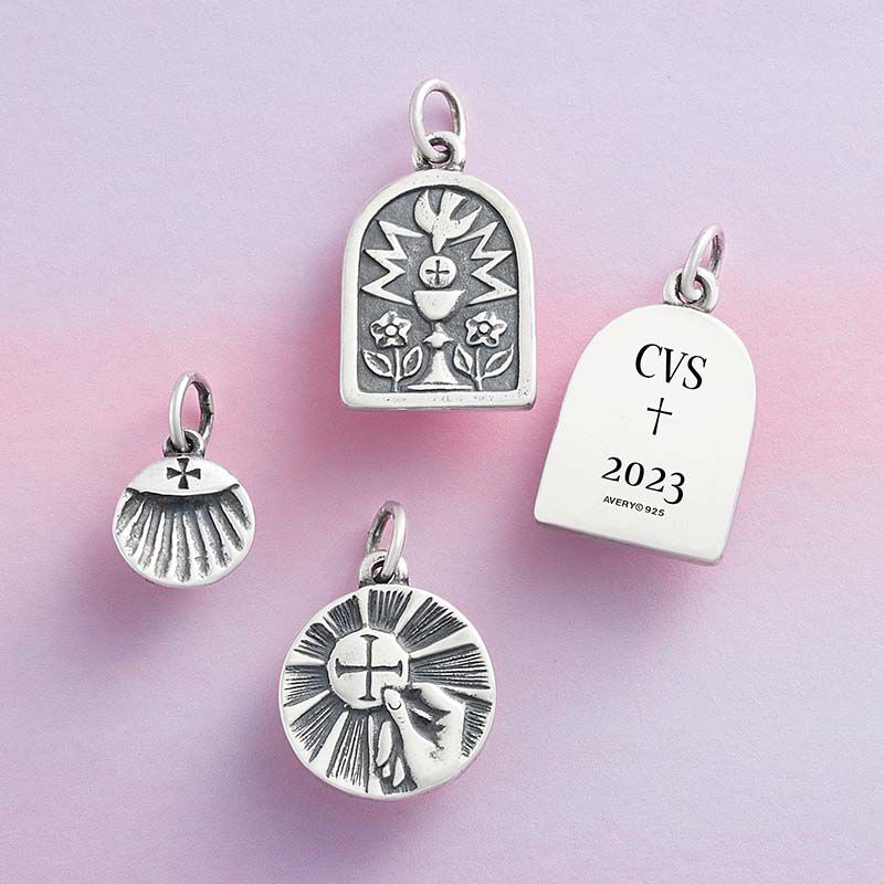 Religious jewelry gifts to celebrate baptisms, communions and confirmations from James Avery..