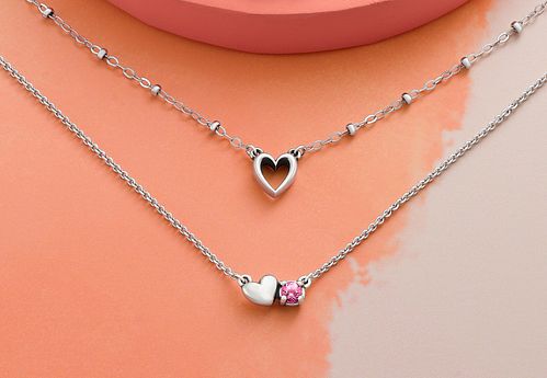 Layered Heart Necklaces