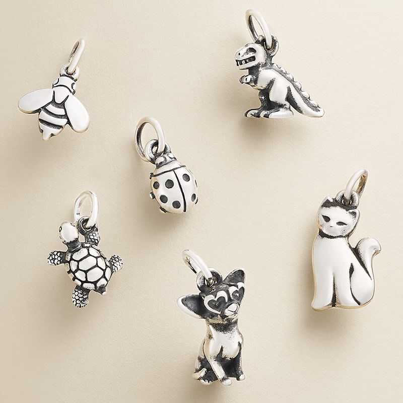 Sterling silver animal charms