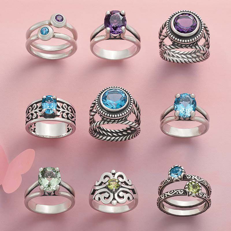 Spring gemstones in a variety of colors.