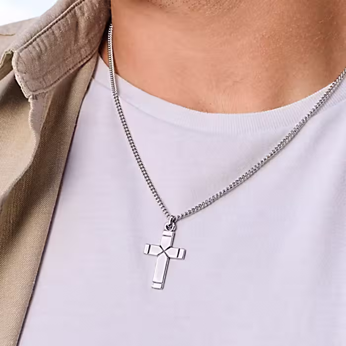 Sterling Silver Plain Latin Cross Collection James Avery's First Jewelry Design