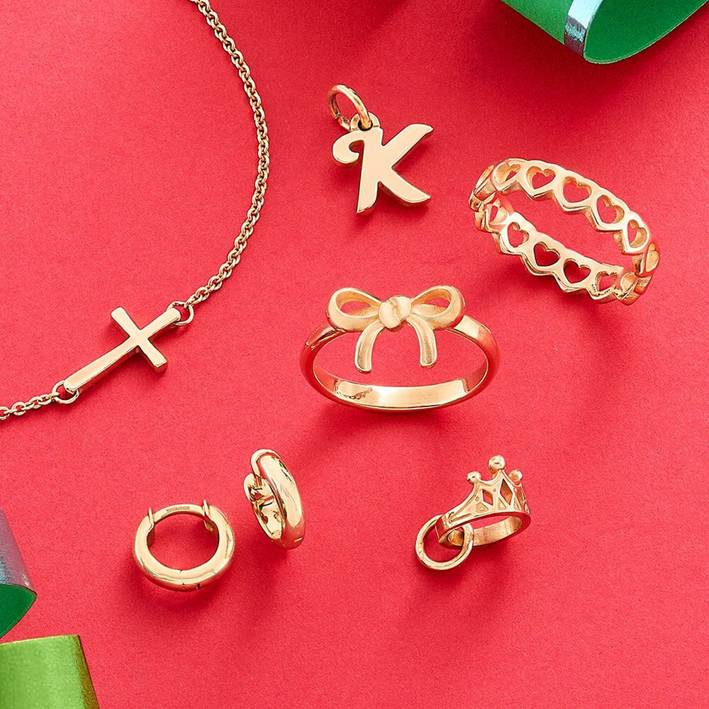 Gold gifts from James Avery.
