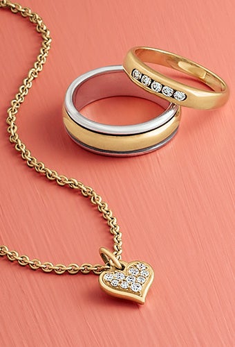 Gold and Silver wedding bands for him and her