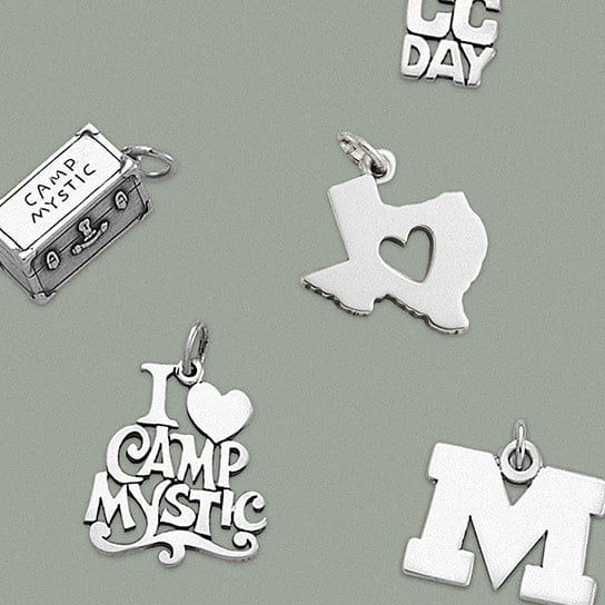 James Avery Jewelery Sterling Silver Camp Charms