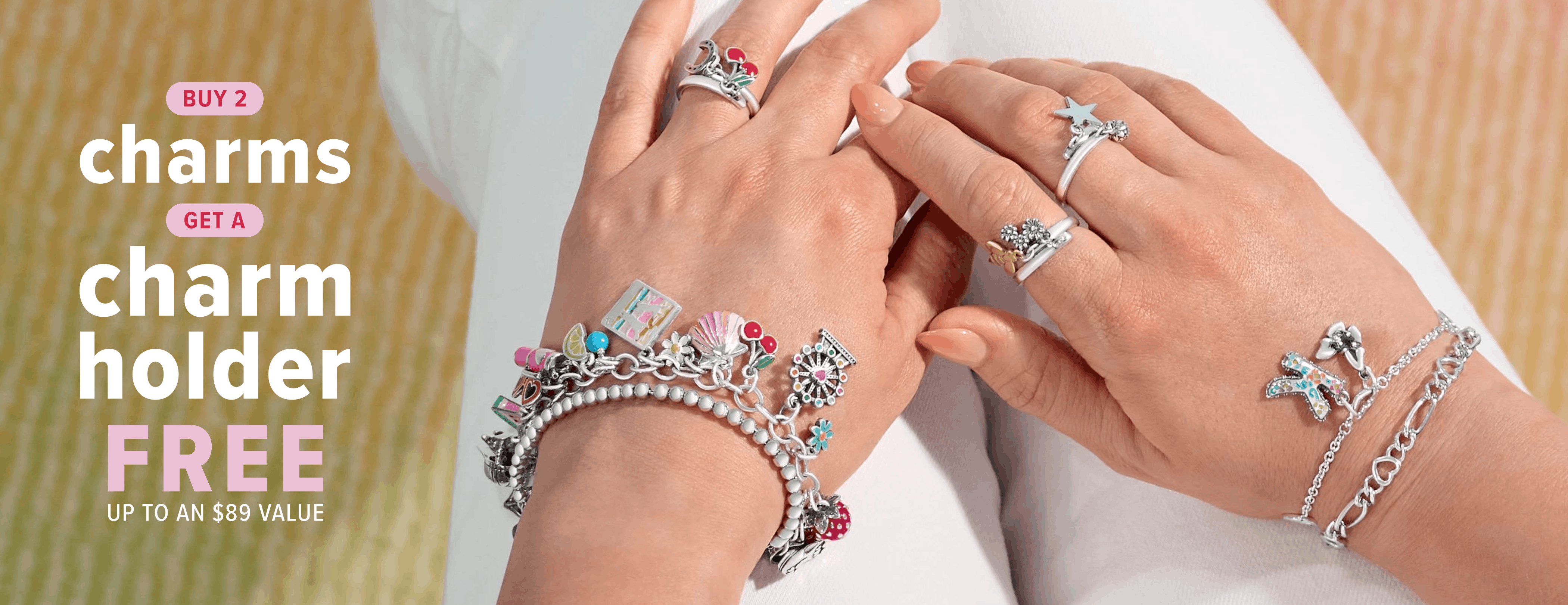 Buy 2 Charms Get a Charm Holder Free - Up to an $89 Value