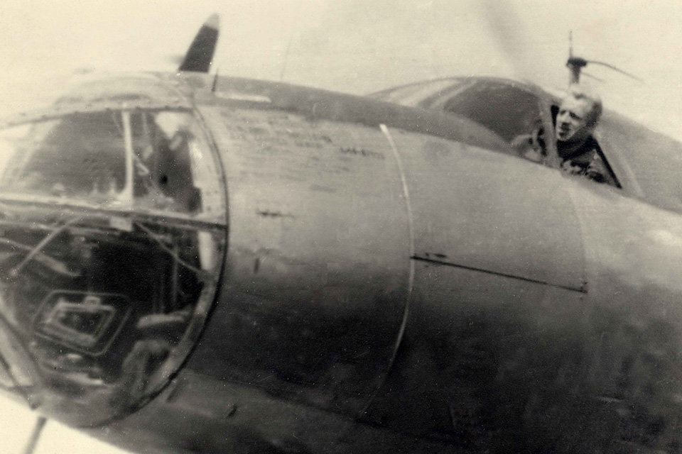 The B-26 bomber flown by James Avery during World War II