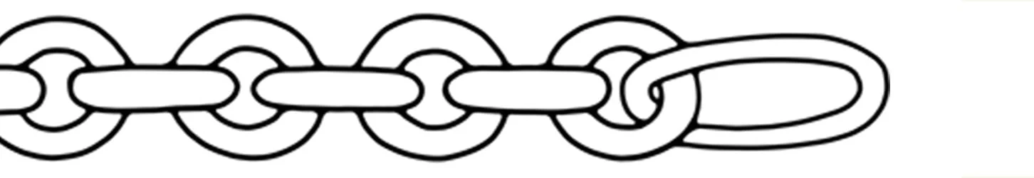 Sketch of Extra Heavy Cable chain