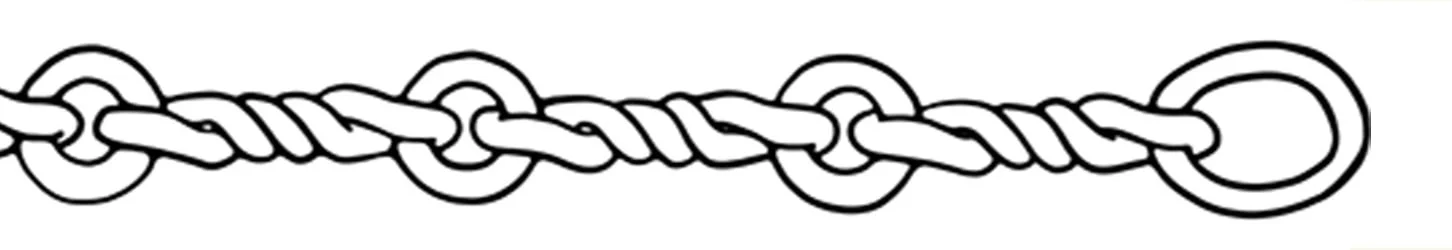 Sketch of Twisted Link chain