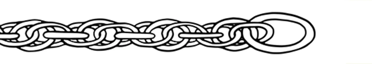Sketch of Medium Rope chain