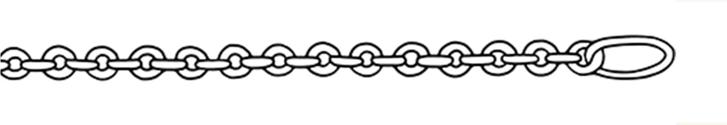 Sketch of Fine Cable chain