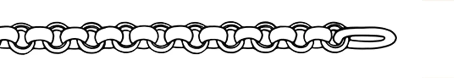 Sketch of Medium Rolo chain