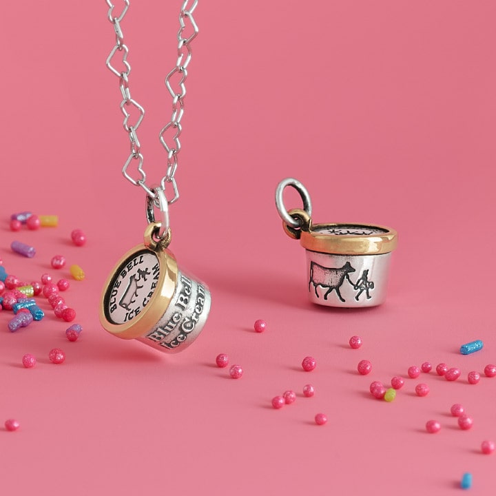 Blue Bell charms on chain