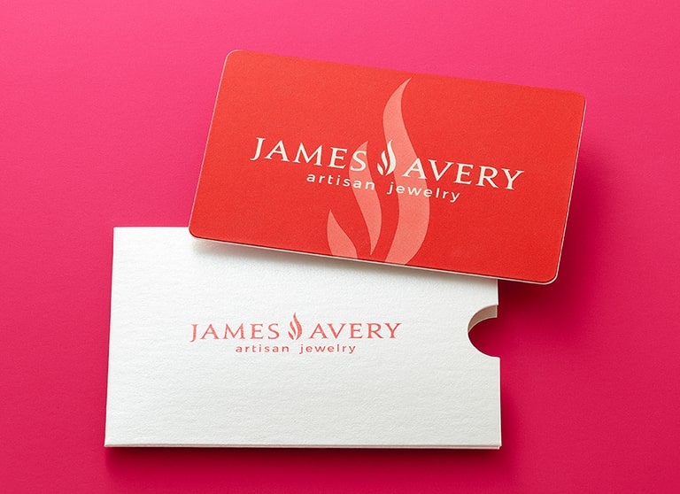 James Avery gift cards for Valentine's Day 2023.